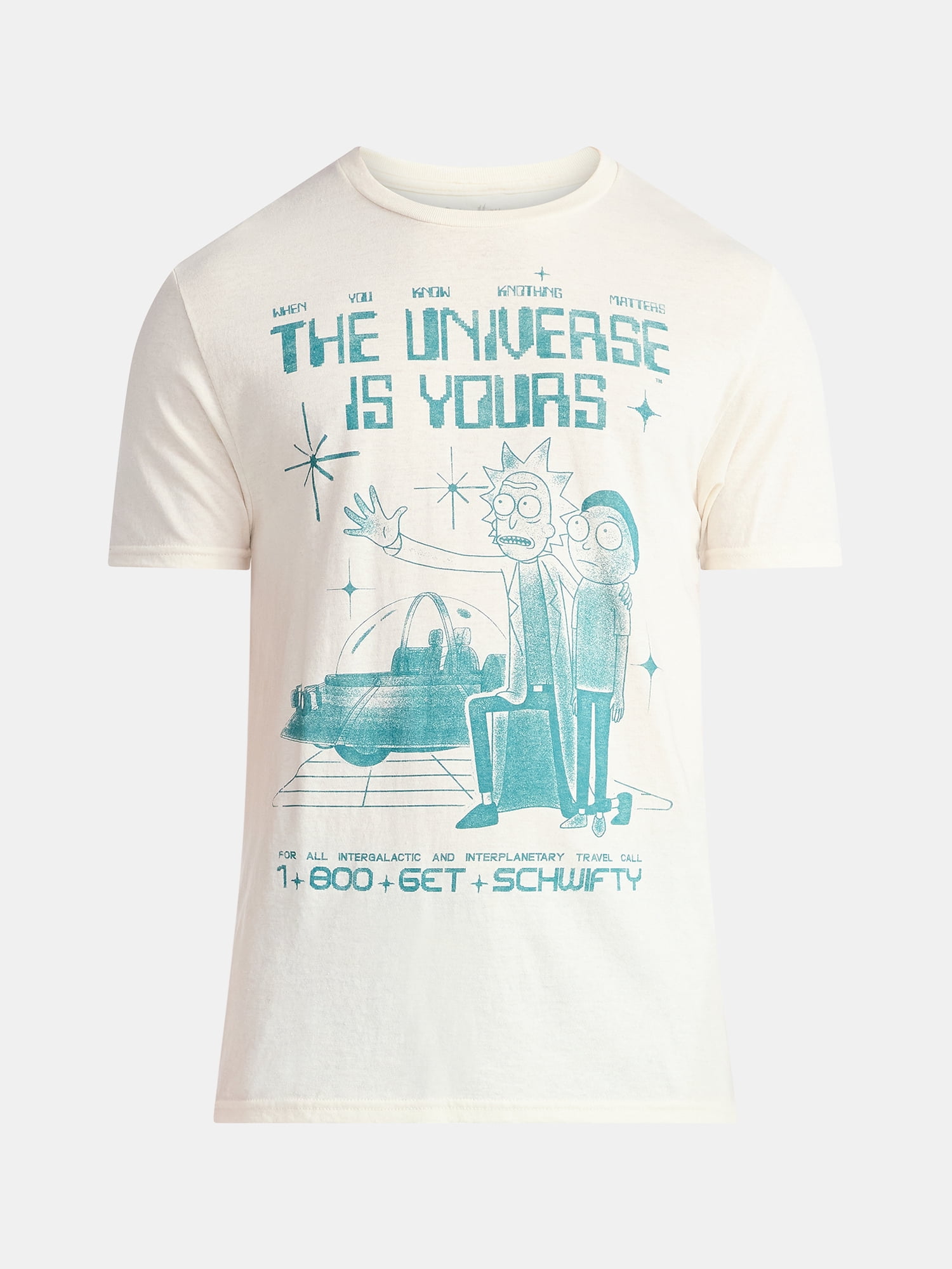 Rick and Morty Men's and Big Men's Graphic Tee with Short Sleeves, Sizes S-2XL