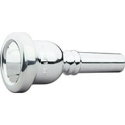 Angle View: Schilke Standard Large Shank Trombone Mouthpiece in Silver 51B Silver