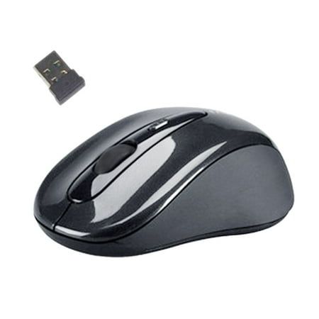 2.4GHz Wireless Mouse 1600DPI Optical Computer Cordless Office Mice with USB