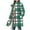 Green|Plaid, variant on Winter Sherpa Jacket Women Faux Shearling Fuzzy Mid Long Coat Color Block Warm Casual Button up Peacoat with Pockets (XL, Wine|Plaid)