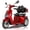 Red, variant on QeeKa 3-Wheel Mobility Scooter with 500 lb Limit, Black