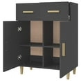 thumbnail image 2 of vidaXL Sideboard Black 69.5x34x89 cm Engineered Wood, 2 of 5