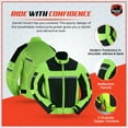 thumbnail image 3 of Daniel Smart Men Mesh Motorcycle Jacket Riding Air Motorbike Jacket Biker CE Armored Breathab, 3 of 7