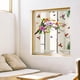 thumbnail image 4 of Pegatinas de pared de colibrí y flor, 2 hojas extraíbles, de 76 x 60 cm, vinilo 3D., 4 of 9