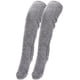 thumbnail image 1 of 1 par de medias de felpa hasta la rodilla, calcetines gruesos y cálidos, pantuflas., 1 of 5
