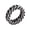 Ancient Silver, variant on Mens Womens Stainless Steel 9mm Hip Hop Knot Link Chain Biker Ring Twist Rope Wedding Band Gold Size 12