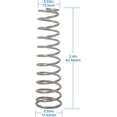 thumbnail image 2 of (2-Pack) 38521 Self Closing Faucet Springs, Compatible with Intertap, Perlick, and Nukatap Forward Sealing Beer Faucets – Self Closing Beer Taps Spring Replacement Parts, Stainless Steel, 2 of 7