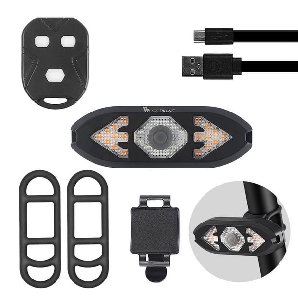 Alarma de bocina de bicicleta impermeable, linterna de bicicleta, accesorios para ciclismo nocturno