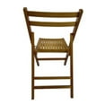 thumbnail image 7 of Slatted Wood Folding Chair, 4 Pieces Fully Assembled Folding Chair Set Folding Event Chairs Wedding Chair Wooden Slatted Seat for Dining Room Kitchen Balcony Wedding Occasion Events (Teak), 7 of 7