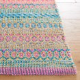thumbnail image 4 of SAFAVIEH Kilim Leon Striped Cotton Area Rug, Pink/Blue, 5' x 8', 4 of 9