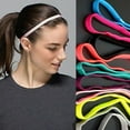 thumbnail image 4 of SIEYIO Sports Headbands for Women Hair, Elastic Sports Hairbands Non-Slip Thin Football Headbands Running Hairbands Sweatbands, 4 of 14
