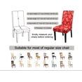 thumbnail image 2 of Christmas Chair Covers for Dining Room Set of 4 Christmas Gingerbread Dining Chair Protectors 4 Pcs Stretch Removable Washable Chair Slipcovers 4 Pack for Winter Xmas Holiday Home and Party Decor, 2 of 6
