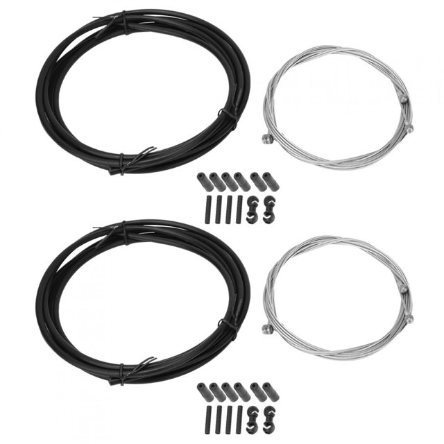 Cable De Cambio Para Reducir La Resistencia, Sensación Cómoda, Eje Giratorio, Carcasa De Cable De Bicicleta Resistente Al óxido Y Al Desgaste, Para Bicicleta De Carretera Cergrey Negro