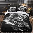 thumbnail image 1 of YingD Housse de Couette Planche à Roulettes Sugar Skull Teinture sur Nœuds Taille Simple Enfants, 1 of 5