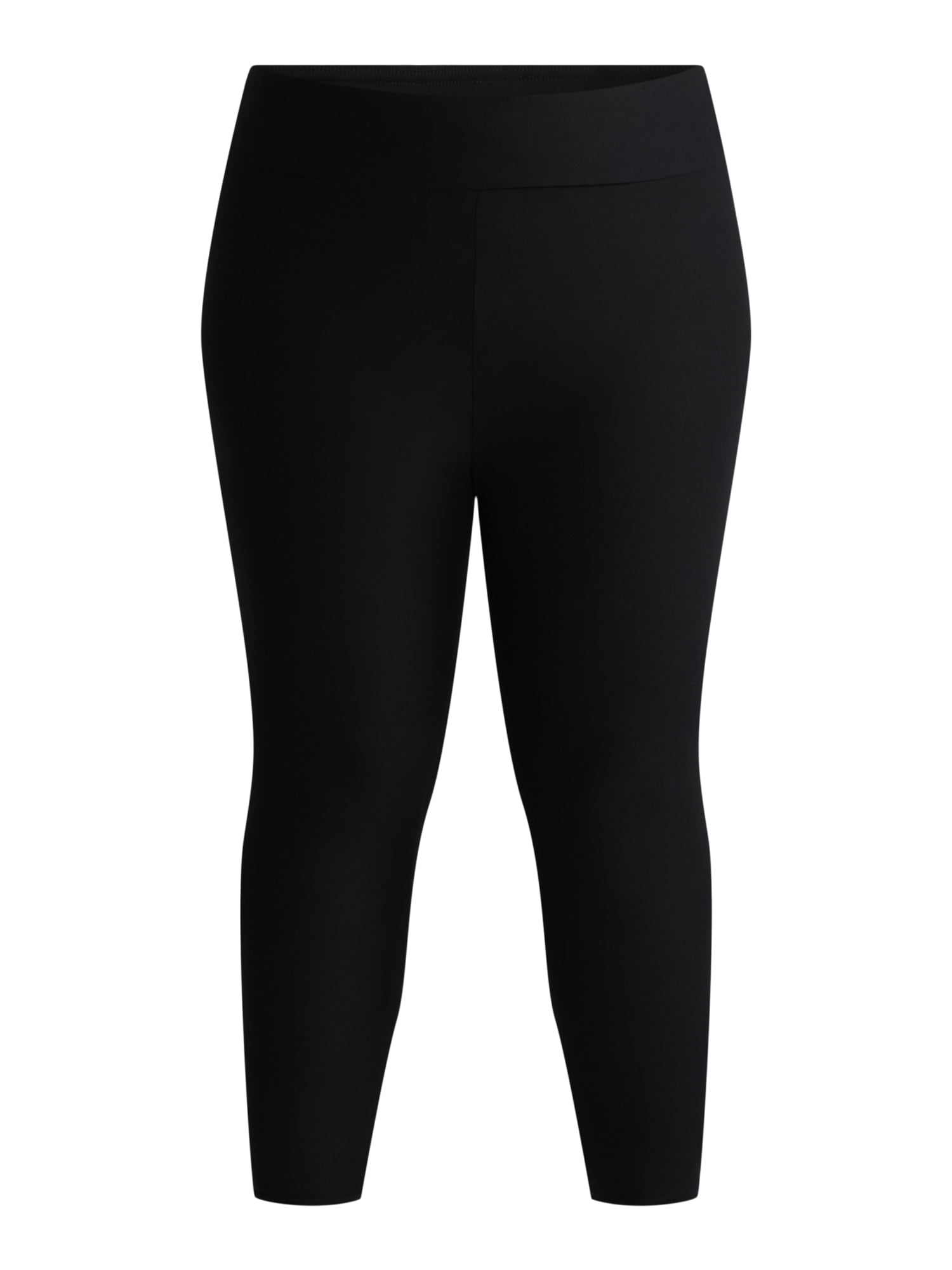 Terra & Sky's Women's Plus Capri Leggings, 2-Pack
