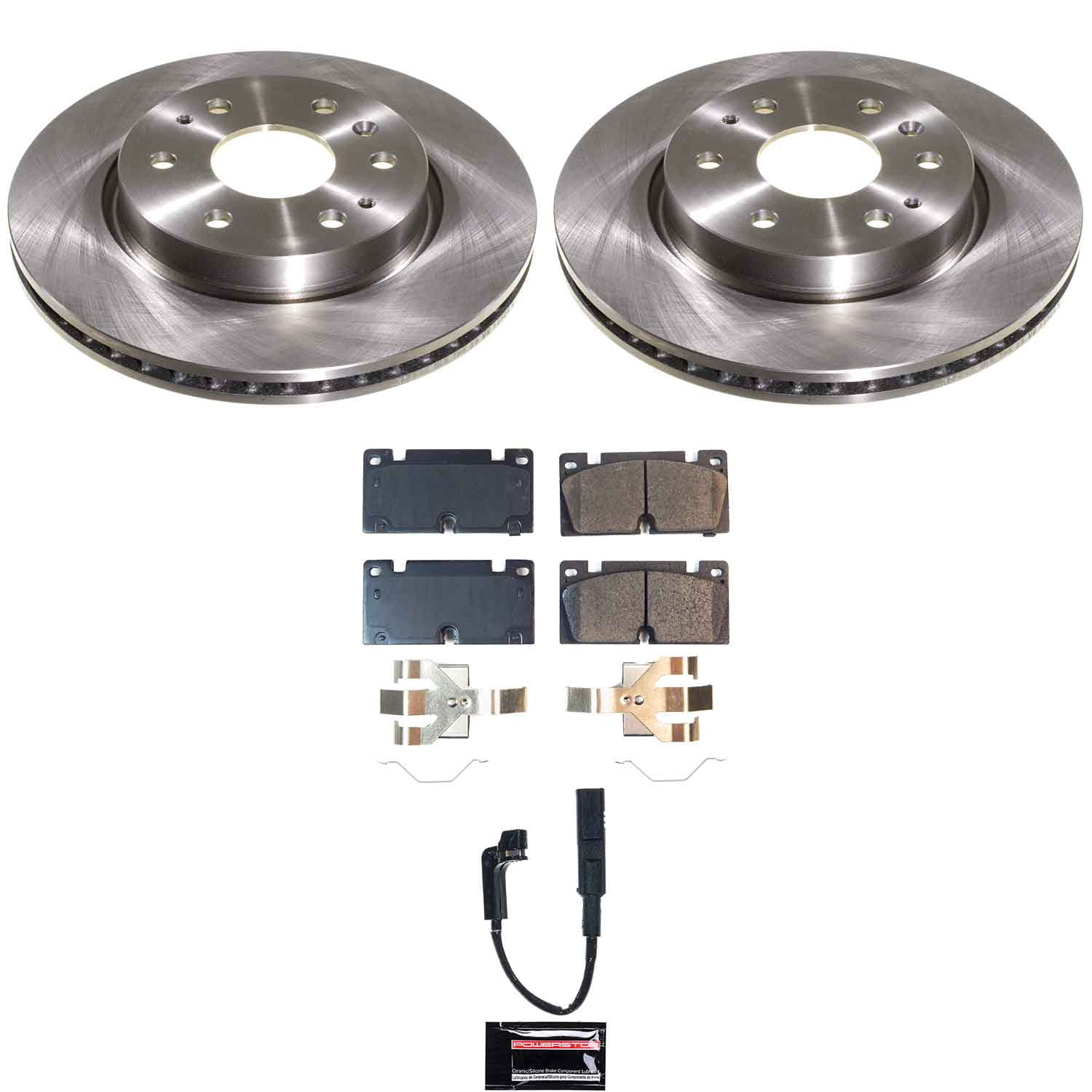 PowerStop Front Autospecialty Brake Pad and Rotor Kit for Chevrolet Colorado 2023-24, GMC Canyon 2023-24, KOE9200