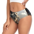 thumbnail image 2 of Fotbe Wolf Family Winter Wonderland Calzones Estampados para Mujer – Ropa Interior de Algodón, Cómoda, Suave y Elástica-Small, 2 of 6