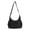 Black, variant on Women Checkered Sling Bag Pleated Cloud Shoulder Bag Drawstring Tote Bag (Black)
