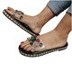 thumbnail image 4 of Sandalias planas con punta abierta y diamantes de imitación para mujer, sandalias cómodas, sandalias informales cómodas para la playa Wmkox8yii  hj789, 4 of 8