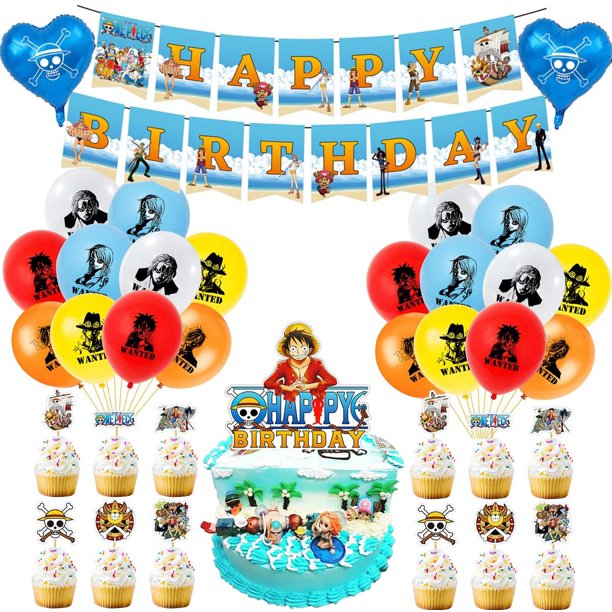 Birthday Party Supplies One Piece Birthday Party Decorations Happy Birthday Banner One Piece Foil Balloon Cakecup Toppers For One Piece Party Supplies Walmart Com Walmart Com Birthday Party Supplies One Piece Birthday Party Decorations Happy Birthday Banner One Piece Foil Balloon Cakecup Toppers For One Piece Party Supplies Walmart Com Walmart Com