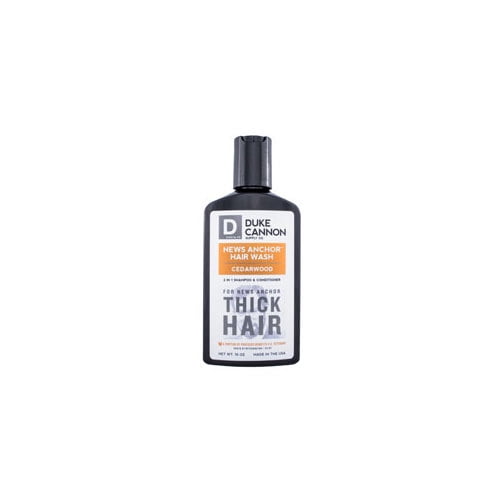 DUKE CANNON SUPPLY CO CEDARHAIR NEWS ANCHOR 2-en-1 Nettoyant pour Cheveux Cèdre