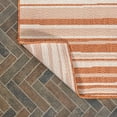 thumbnail image 4 of JONATHAN Y SANTA MONICA 5 x 8 Area Rug, Castara Wavy Stripe - Orange/Cream, SMB205B-5, 4 of 5