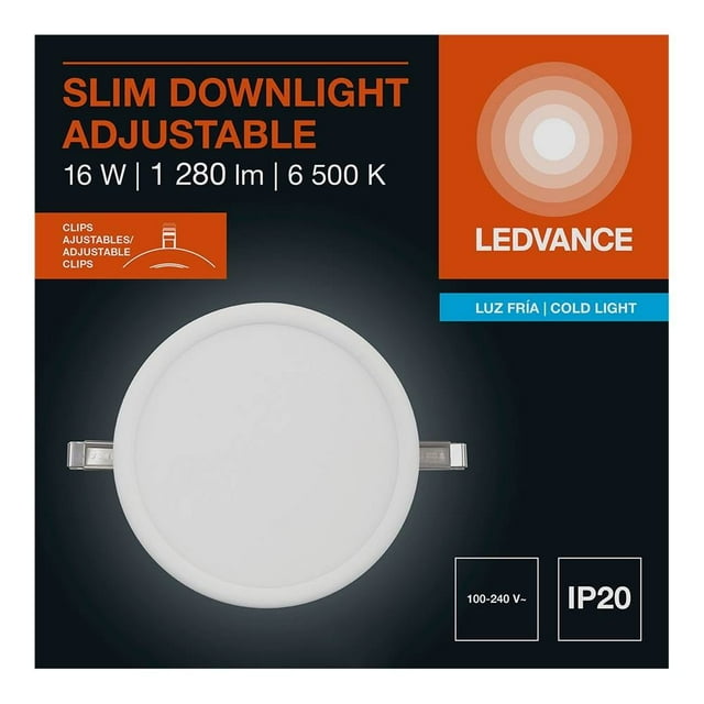 Luminaria Ledvance Slim Ajustable Luz Fría