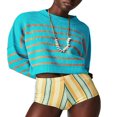 thumbnail image 1 of Ladies‘ Solid Color Knit Sweater with Long Sleeves and Loose Fit, 1 of 9