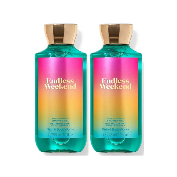 Set de regalo de gel de ducha Bath & Body Works Endless Weekend, 300 ml
