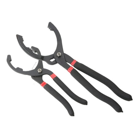 

Long Handle Grip Oil Filter Pliers Universal Adjustable Oil Filter Wrench Oil Filter Plier Long Handle Grip Universal Adjustable Oil Filter Wrench Not Easy to Rust Durable Easy to Use Two-piece Suit