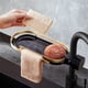 thumbnail image 5 of Baño de acero inoxidable Soporte de esponja Soporte de almacenamiento Vanity Cuenca de lavabo Bañera Estante para el hogar Lavandería Organizador Accesorios Negro AweSitey HA047923-01B, 5 of 7