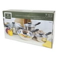 thumbnail image 2 of Gibson Cuisine Select 7-Piece Cookware Set, Stainless Steel, 2 of 2