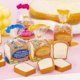 thumbnail image 2 of 4pcs Kawaii Eraser Stationery Toast Bread Rubber Pencil Prizes 3.2*3cm, 2 of 5