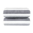 thumbnail image 1 of 2-Pieces Bath Towel Set For Bathroom, High Density Plush Fleece Ultra Absorbent, 30"x60", 1 of 5