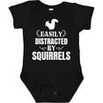 thumbnail image 3 of Inktastic Easily Distracted by Squirrels Boys or Girls Baby Bodysuit, 3 of 5
