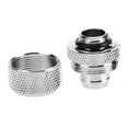 thumbnail image 4 of Dracaena 6 pack G1/4" thread to 3/8" ID, 1/2" OD Compression Fitting for Soft Tubing, Soft Tube Connectors for Computer Water Cooling System, Silver, 4 of 10