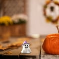 thumbnail image 4 of PATLOLLAV Halloween Ornament,Miniatures Pumpkins Ghost Ghost Figurines Mini Resin Plastic Garden Decor Accessories Halloween Ornaments for Outdoor House Garden Decoration Party Supplies, 4 of 5