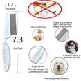 thumbnail image 5 of 3 Pack Dog Hair Flea Comb, Stainless Pin Dog Cat Grooming Tick Lice Comb, Random Color, 5 of 5