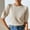 Beige, variant on Njoeus Spring Tops for Women 2024 Puff Short Sleeve Sweaters Tops Crew Neck Pullover Tops Lightweight Knit Blouses Shirt Fall Tops