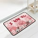 thumbnail image 5 of pstuiky Felpudo de San Valentín felpudo de bienvenida para exteriores para puerta de entrada regalo de San Valentín felpudo antideslizante, 5 of 7
