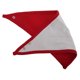 thumbnail image 1 of Babybugz - Babero Bandana liso para bebes (Blanco/Rojo), 1 of 3