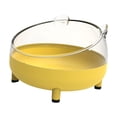 thumbnail image 3 of Hamster Sand Bath Box Shower Bathtub Sand Bath Container Pet Toy Removable Small Animal Bath House for Hedgehog Rat Chinchilla Ferret Gerbil Yellow, 3 of 9