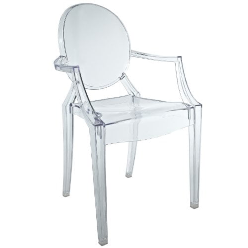 Modway Miniature Casper Novelty Chair in Clear