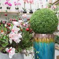 thumbnail image 3 of Youkk Low Maintenance Simulation Leave Grass Ball Versatile And Realistic Long-lasting Durability Plastic Eco-friendly, green 10cm green 30cm 1Set, 3 of 6