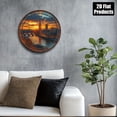 thumbnail image 6 of HELLOYOUNG Vintage London Skyline Tin Sign 8 Inch Round Retro Metal Wall Art Big Ben UK Souvenir Bar Pub Home Decor, 6 of 6