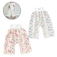 thumbnail image 2 of 2-pack Waterproof and Leak-proof Diaper Pants Potty Training Cloth Diaper Pants for Baby Boy and Girl Night, 2 of 5