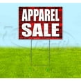 thumbnail image 1 of Apparel Sale (18" x 24") Yard Sign, Includes Metal Step Stake, 1 of 6