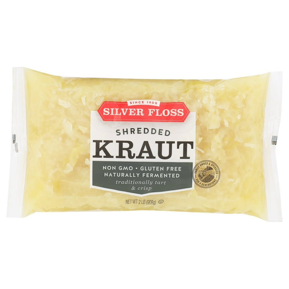 Silver Floss Barrel Cured Krrrrisp Kraut Sauerkraut, 2 Lb.