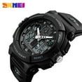 thumbnail image 4 of SKMEI 1270 Quartz Digital Electronic Men Watch Fashion Casual Outdoor Sports Male Wristwatch Dual Time Date Week Stopwatch Alarm 5ATM Waterproof Luminous Multifunctional Watches Relogio Masculino, 4 of 7