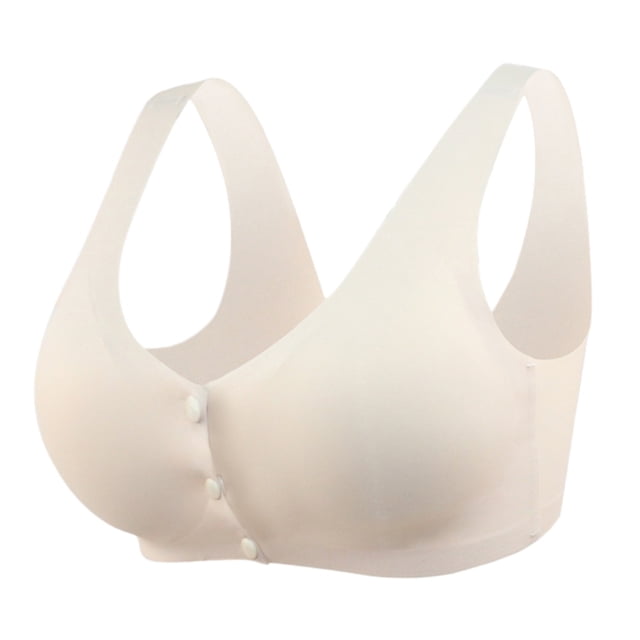 Aayomet Bras for Women Bra Racerback Plus Size Unlined Underwire Full Coverage Bras (apricot, XXXL)